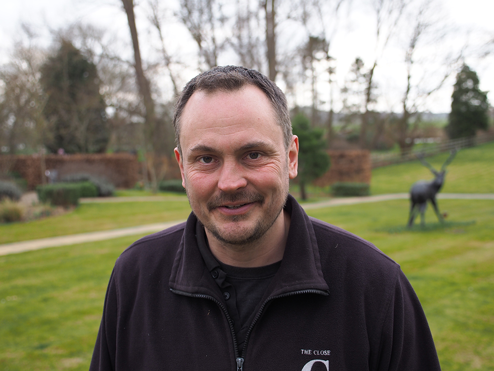 Adam Wallace, Green fingered gardener extraordinaire