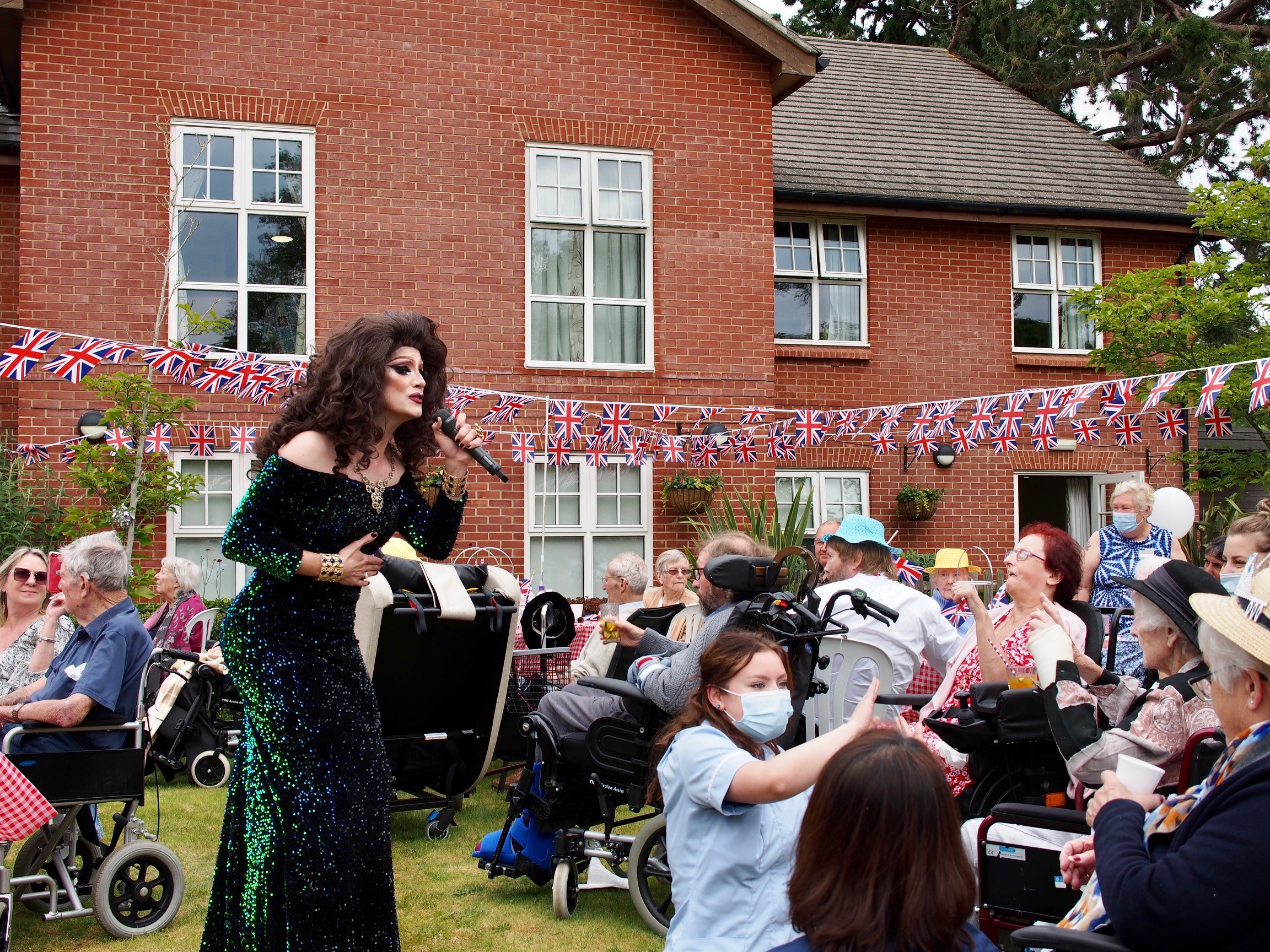 A CELEBRATION TO REMEMBER – The Close care home celebrates the Platinum Jubilee with an extraordinary twist on the traditional street party