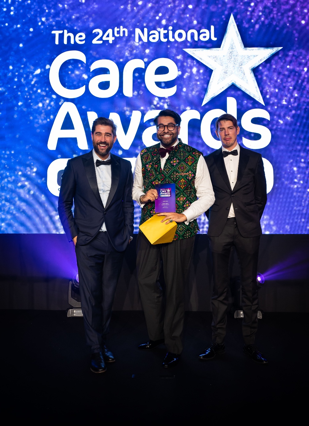 Winner at the national care awards for leadership
