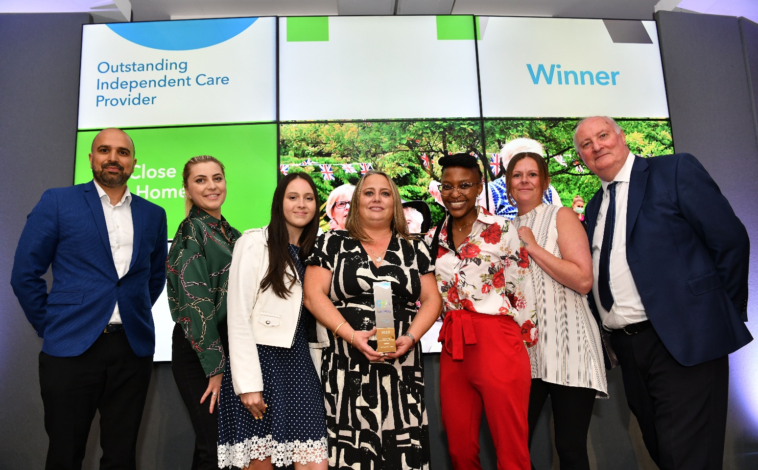 ‘Outstanding Independent Care Provider’ award 2023 at The Care Home Awards